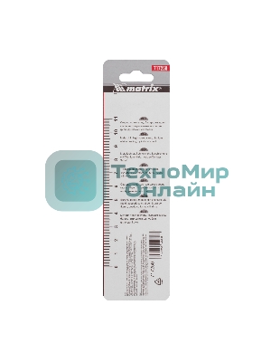 Сверло по металлу Matrix, 2,5 мм, HSS, нитридтитановое покрытие, цилиндрический хвостовик