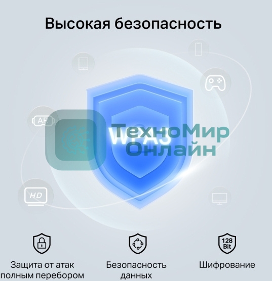 Сетевой адаптер Wi-Fi + Bluetooth Mercusys MA80XE AX3000 PCI Express (ант.внеш.несъем.) 2ант.
