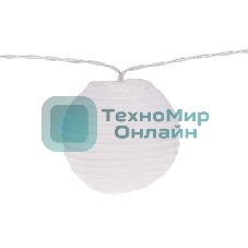 Гирлянда садовая Rexant Денг, 635 см, 3000К, встроенный аккумулятор, солнечная панель, коллекция Пекин