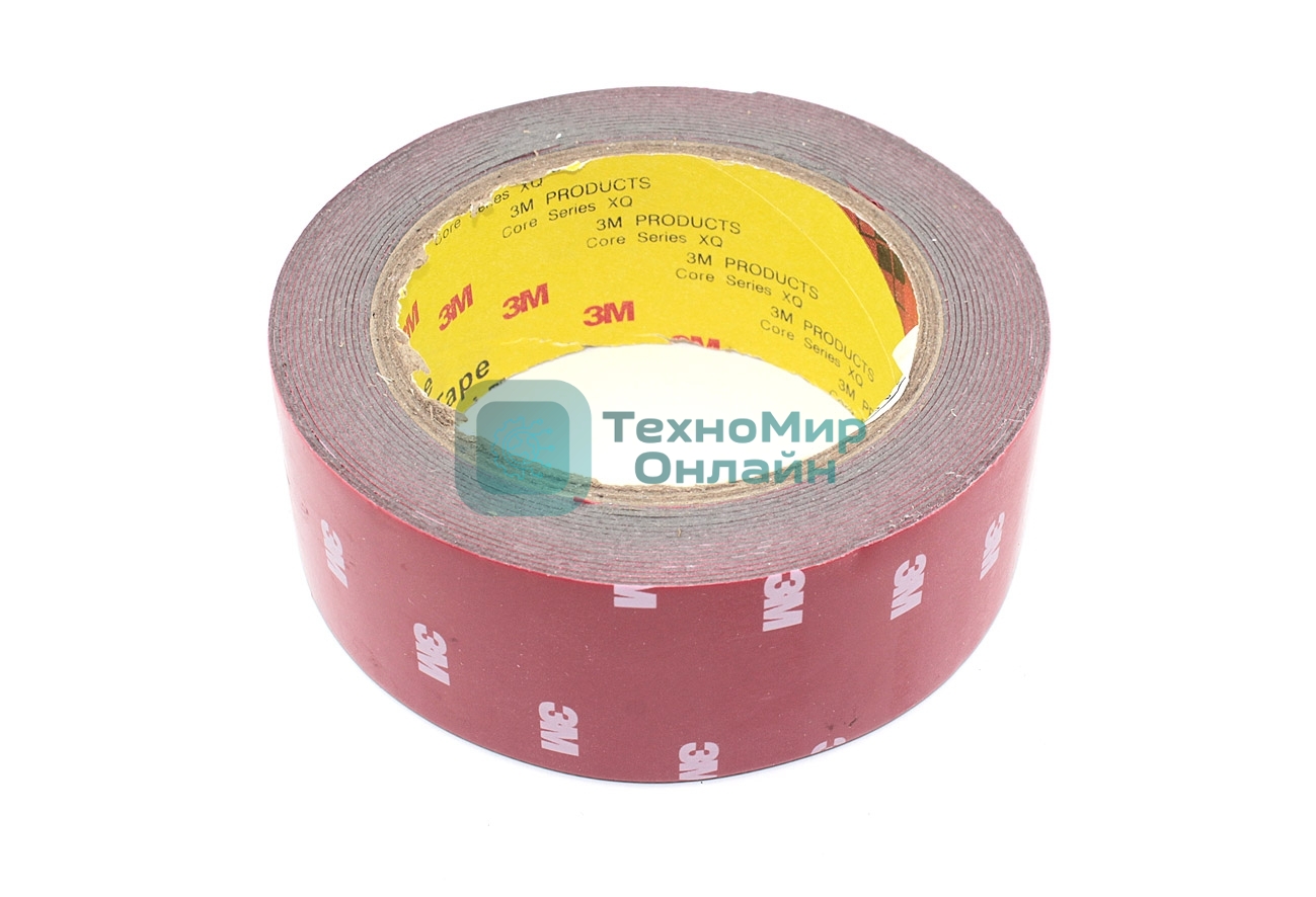 Скотч двусторонний вспененный 3M VHB 40 мм, 5 м, тянущийся