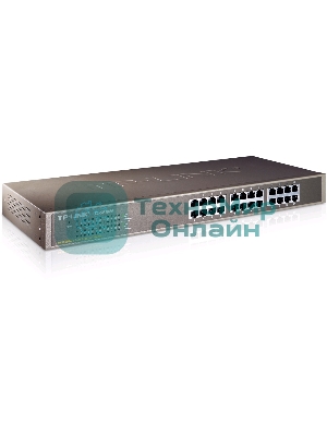 Коммутатор сетевой TP-Link SMB TL-SF1024 Коммутатор 24-port 10/100M Switch, 1U 19-inch rack-mountable steel case