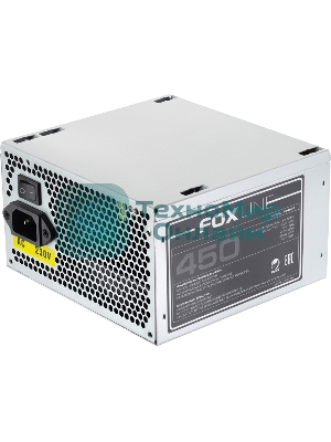 Блок питания Foxline, FZ450R, 450Вт, 120мм, серый