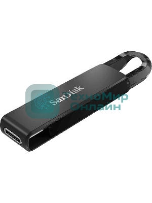 Флешка USB Sandisk CZ460 Ultra (SDCZ460-128G-G46), 128Gb, USB Type-C, R/W 150/30, черный