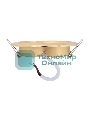 Светильник Rexant GX53 золото термостойкое пластиковое кольцо в комплекте