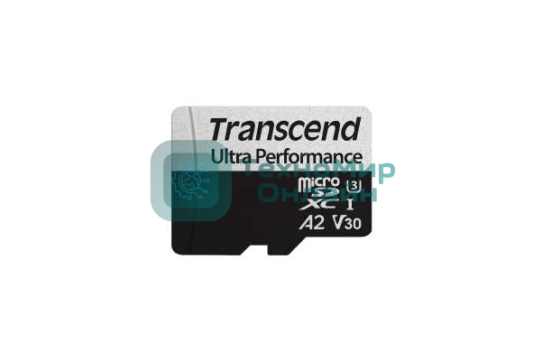 Флеш карта Transcend 128Gb UHS-I U3 мicroSD w/ adapter A2 Ultra Performance R/W:160/125 Mb/s