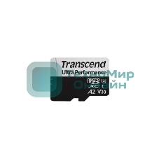 Флеш карта Transcend 128Gb UHS-I U3 мicroSD w/ adapter A2 Ultra Performance R/W:160/125 Mb/s