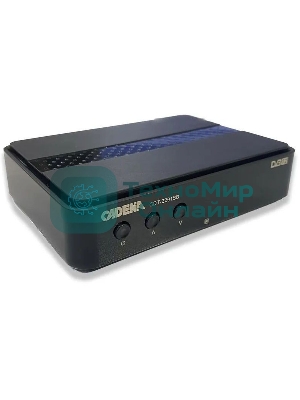 Приставка для цифрового ТВ Cadena CDT-2291SB черный, DVB-T2, DVB-T, HDMI, USB 2.0