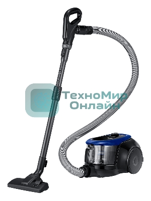 Пылесос Samsung VC18M21A0SB синий, 380/1800 Вт, уборка сухая, пылесборник контейнер 1.5 л