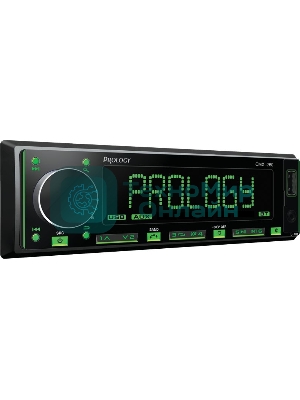 Автомагнитола Prology CMX-260, 1 DIN, Bluetooth, USB Type-A, AUX, пульт ДУ