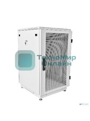 Шкаф телекоммуникационный напольный 18U Шкаф состоит из: 11186845111, 21186800001 (600x800) дверь перфорированная (2 места), ШТК-М-18.6.8-4ААА