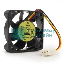 Вентилятор для корпуса Gembird черный, 40 мм, 4000 об/мин, 30 дБ, 3 pin