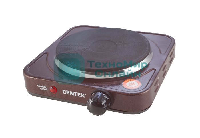 Плита настольная электрическая Centek CT-1506 Siberia коричневый