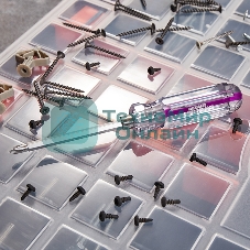 Отверткакомбинированная Rexant, прозрачная рукоятка, двухсторонний стержень 120 мм (крестовая PH 2, шлицевая SL 6 мм)