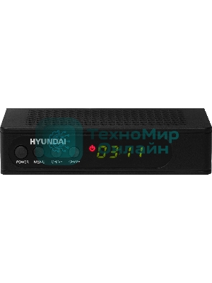 Цифровой TV ресивер HYUNDAI H-DVB240 черный