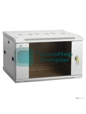 Шкаф ITK LINEA W 12U 600x600 мм дверь стекло, RAL7035