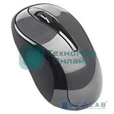 Мышь беспроводная A4Tech G3-280A серый/черный, 1200 dpi, радиоканал, USB, кнопки - 3