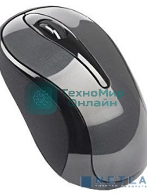 Мышь беспроводная A4Tech G3-280A серый/черный, 1200 dpi, радиоканал, USB, кнопки - 3