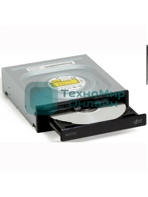 Оптический привод DVD-RW LG GH24NSD5 (SATA, черный) OEM