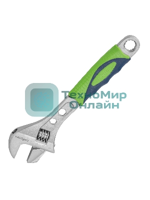 Ключ разводной Сибртех 250мм, переставная губка, 2 - х комп.рукоятка