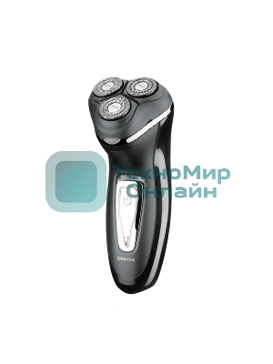 Электробритва Centek CT-2166 (хром/черный) ротор, АККУМУЛЯТОР + РАБОТА ОТ СЕТИ,триммер