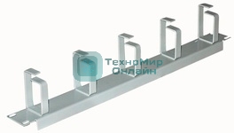 Кабельный органайзер Горизонтальный C3 Solutions CO-H G NT082307 односторонний кольца 1U шир.:19