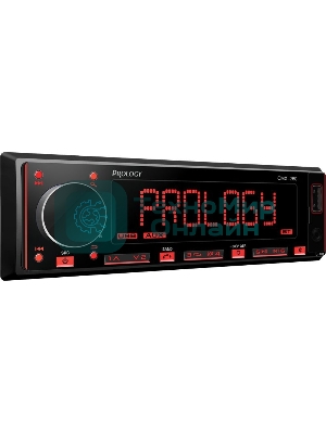 Автомагнитола Prology CMX-260, 1 DIN, Bluetooth, USB Type-A, AUX, пульт ДУ
