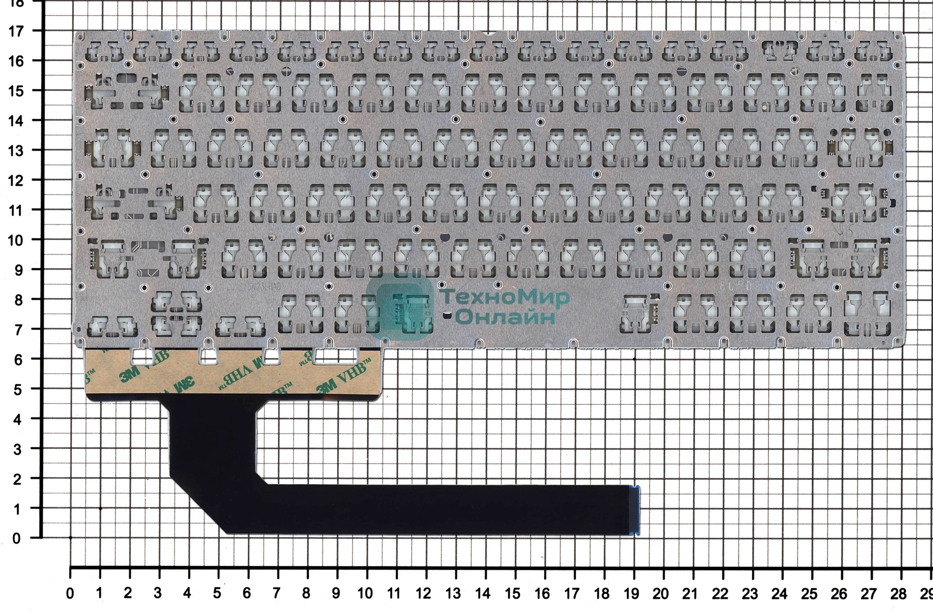Клавиатура для ноутбука Asus ZenBook Flip S UX370UA черная с подсветкой