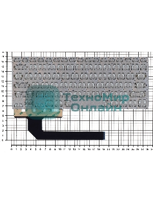 Клавиатура для ноутбука Asus ZenBook Flip S UX370UA черная с подсветкой