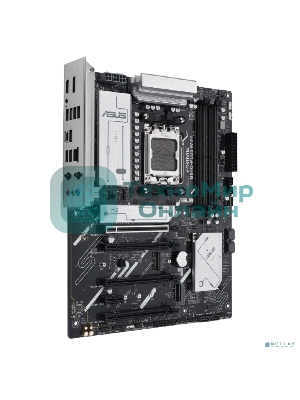 Материнская плата ASUS PRIME B840-PLUS WIFI, AM5, AMD B840, 4xDDR5, 4xSATA, 3xM.2, 1xPCIe 4.0 x16, 1xPCIe 3.0 x16, 2xPCIe 3.0 x16, 1xPCIe 3.0 x1, 1xDP, 1xHDMI, 1x 2.5Gb LAN, 8xUSB-A, 3x3.5 мм, 7.1, ATX