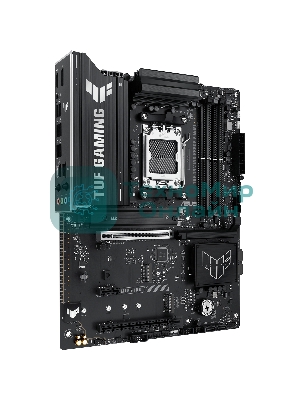 Материнская плата ASUS TUF GAMING B650-E WIFI, AM5, AMD B650, 4xDDR5, 4xSATA, 3xM.2, 1xPCIe 4.0 x16, 1xPCIe 4.0 x16, 1xPCIe x1, 1xDP, 1xHDMI, 1x2.5Gb LAN, Wi-Fi 6E, Bluetooth 5.3, 2xUSB-C (1x10Gbps, 1x20Gbps), 3xUSB-A 5Gbps, 2xUSB-A 10Gbps, 3xUSB-A 2.0, 5x3.5 мм, 7.1, ATX