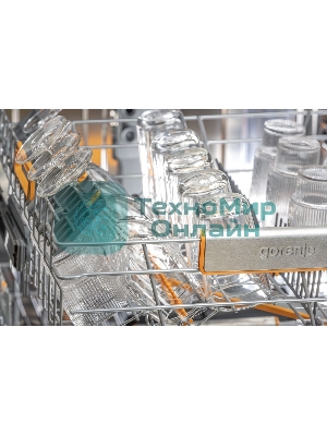 Посудомоечная машина встраиваемая Gorenje GV673B65 16 комплектов, 3 корзины, инверторный мотор, отсрочка старта, Wi-Fi управление, сенсорное управление, полный AquaStop, сенсор уровня воды, энергоэффективность А+++, уровень шума 42 дБ, белый