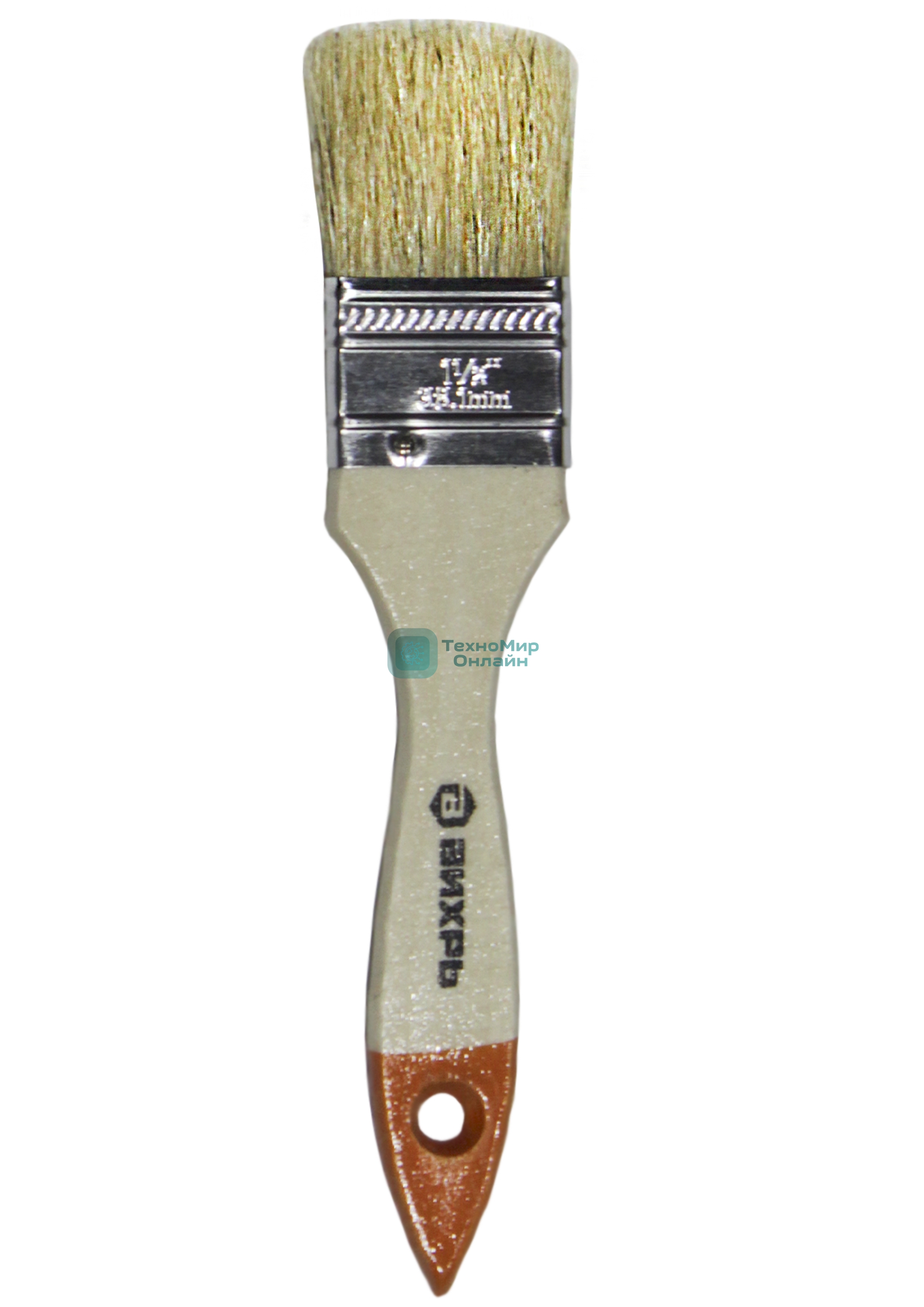 Кисть Вихрь СТАНДАРТ 73/3/4/2 38 мм 1,5'' натуральная щетина