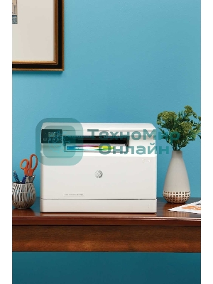 МФУ лазерное HP Color LaserJet Pro MFP M182n (7KW54A), A4, цветной, печ. до 16 стр/мин., 600 x 600 dpi (печать) 1200x1200dpi (скан.), USB, RJ-45, Air Print, Mopria