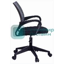 Кресло Бюрократ CH 696 серый TW-04 сиденье черный TW-11 сетка/ткань крестов. пластик