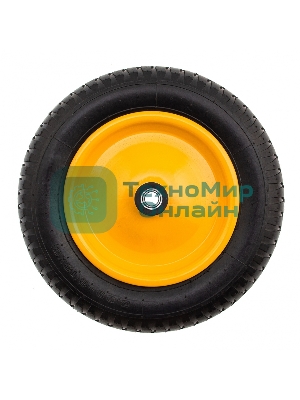 Колесо пневматическое Palisad 3.00-8, D360 мм, подш. внут. диам. 16 мм, длина оси 92 мм