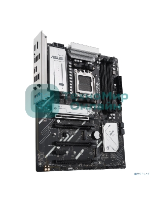 Материнская плата ASUS PRIME B840-PLUS WIFI, AM5, AMD B840, 4xDDR5, 4xSATA, 3xM.2, 1xPCIe 4.0 x16, 1xPCIe 3.0 x16, 2xPCIe 3.0 x16, 1xPCIe 3.0 x1, 1xDP, 1xHDMI, 1x 2.5Gb LAN, 8xUSB-A, 3x3.5 мм, 7.1, ATX