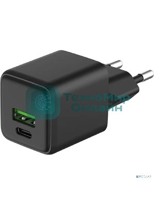 Сетевое зарядное устройство Rexant с двумя портами USB-A и Type-C, 20Вт GaN