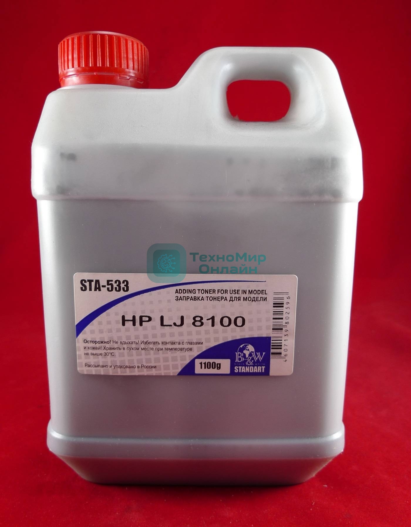 Тонер HP LJ 8100 (кан, 1100 г) B&W Standart фас России