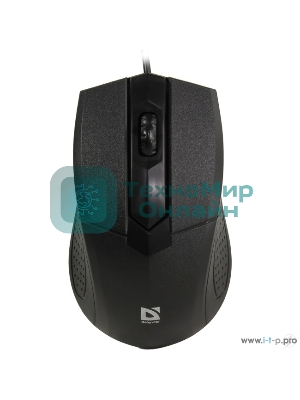 Мышь проводная Defender Optimum MB-270 черный, 1000 dpi, USB, кнопки - 3