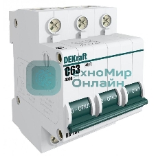 Выключатель автоматический модульный DEKraft 3п C 20А 4.5кА ВА-101 11079DEK