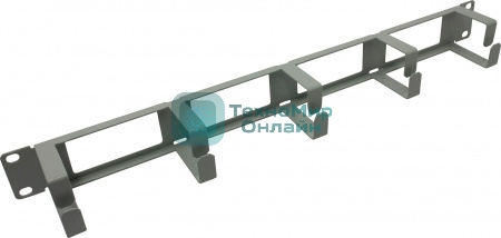 Кабельный органайзер Горизонтальный C3 Solutions CO-HО G NT089504 односторонний кольца 1U шир.:19