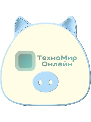 Ночник Gauss NN7036 поросенок голубой