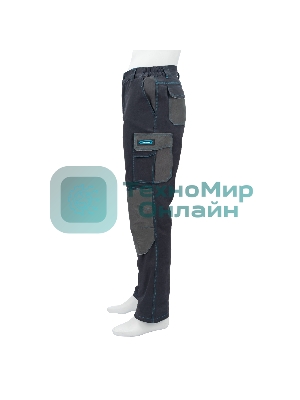 Брюки профессиональные рабочие, 97% хлопок 3% спандекс, XXXL Gross