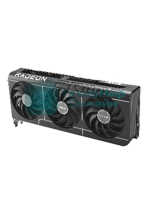 Видеокарта Asus PCI-E PRIME-RX9070XT-O16G AMD Radeon RX 9070XT 16Gb 256bit GDDR6 2460/20000 HDMIx1 DPx3 HDCP Ret