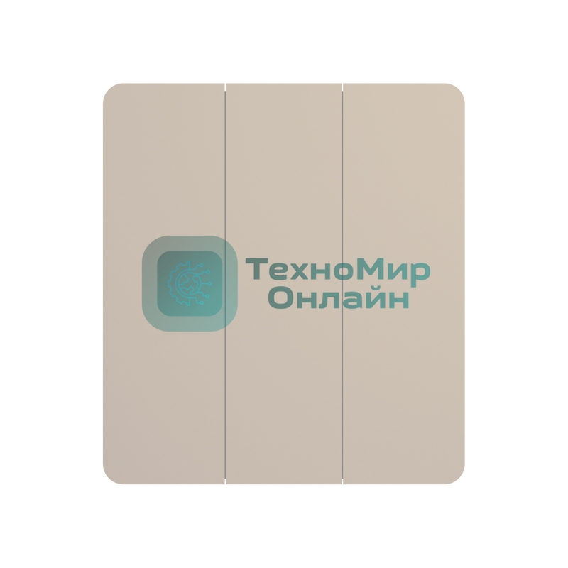 Выключатель KRANZ ROUND 3 кл 10А с/у шелк