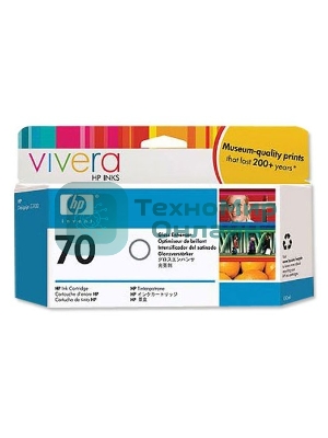 Картридж струйный HP №70 C9459A усилитель глянца для HP DJ Z2100/Z3100 (130мл)