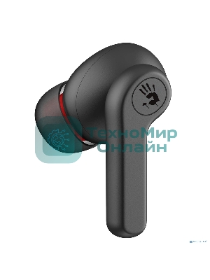 Наушники TWS A4Tech Bloody M30 черный/красный, внутриканальные, Bluetooth, до 22 ч