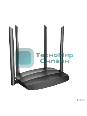 Роутер беспроводной Digma DWR-AC1201 AC1200 10/100BASE-TX черный (упак.:1шт)