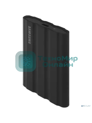 Внешний SSD Samsung T7 Shield, 1TB, USB 3.2 Gen 2 Type-C, R/W 1050/1000, черный