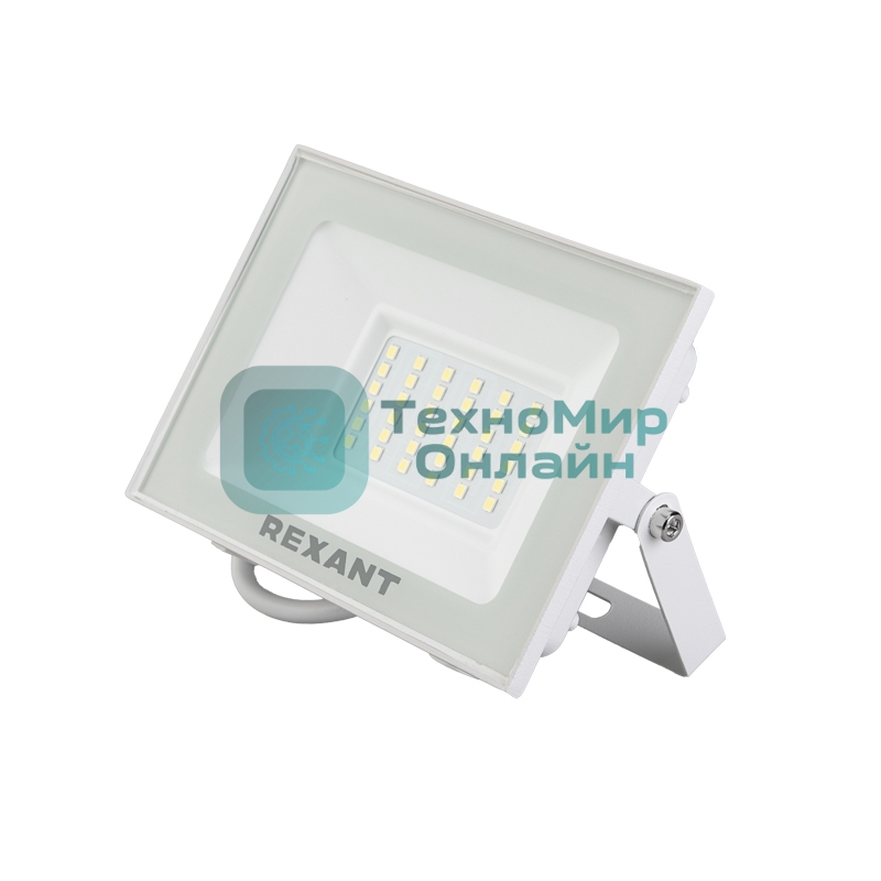 Прожектор светодиодный Rexant СДО 300Вт 24000Лм 6500К холодный свет, белый корпус